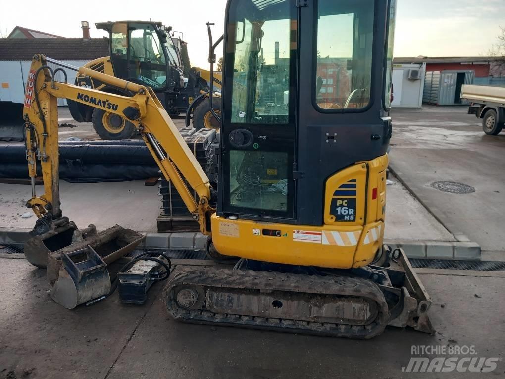Komatsu PC 16 R-3HS Мини-экскаваторы