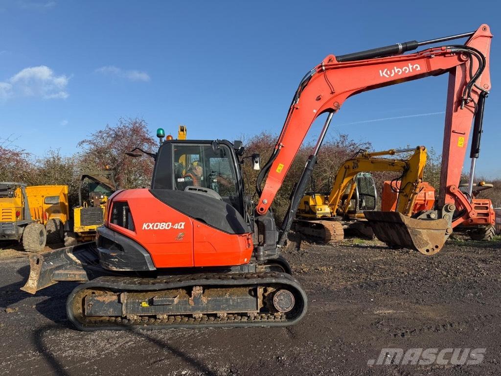 Kubota KX080-4 Малые экскаваторы 7т-12т