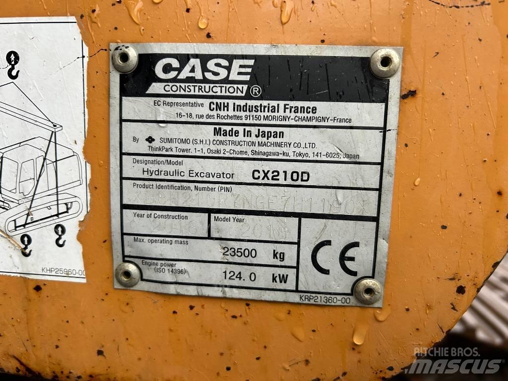 CASE CX 210 D Гусеничные экскаваторы