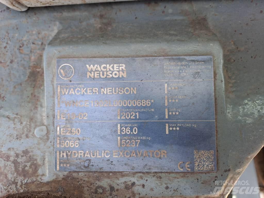 Wacker Neuson EZ50 Гусеничные экскаваторы