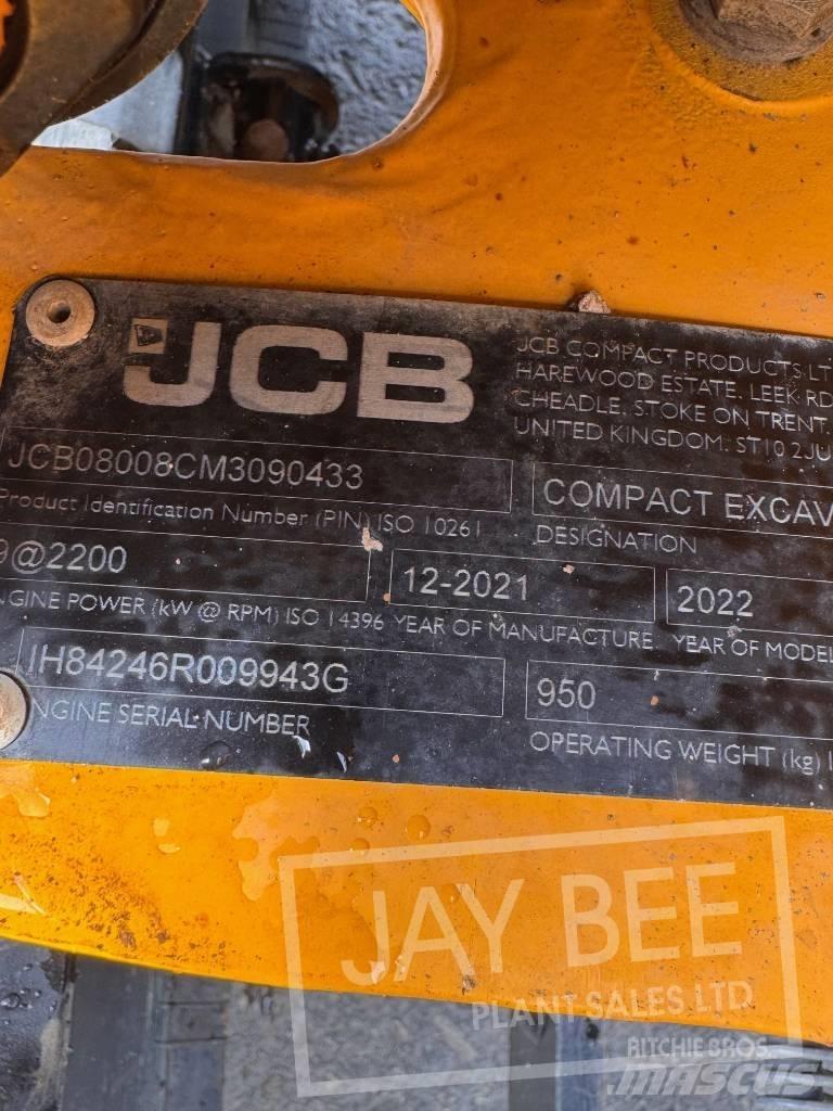 JCB 8008 Мини-экскаваторы