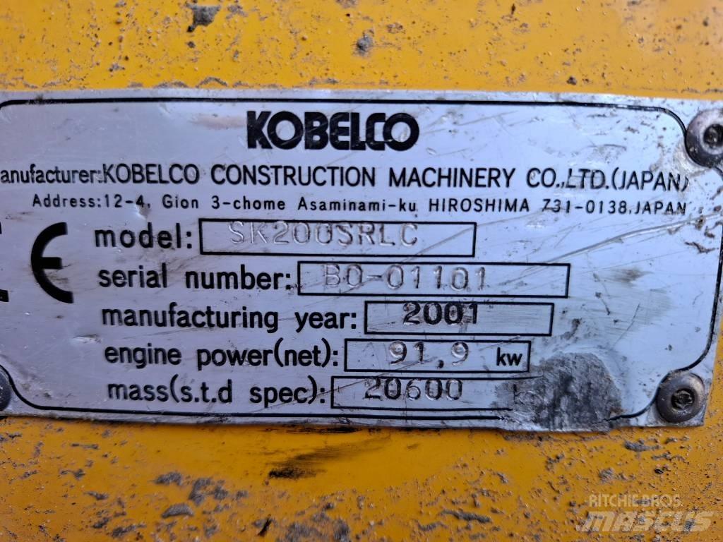 Kobelco SK200SRLC Гусеничные экскаваторы