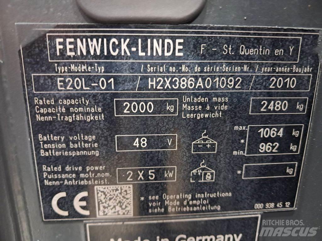 Linde E20L-01 Другие складские механизмы