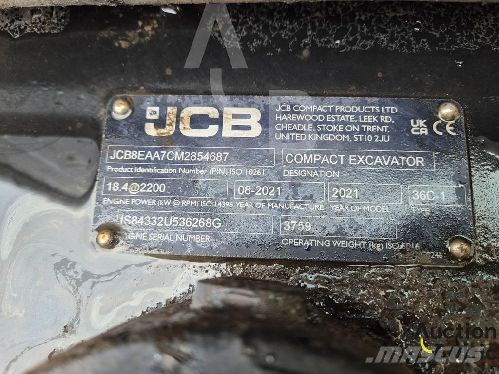 JCB 36C-1 Мини-экскаваторы