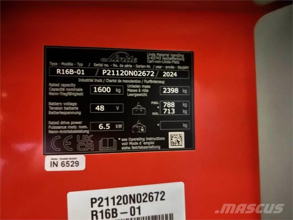 Linde R16B Ричтраки