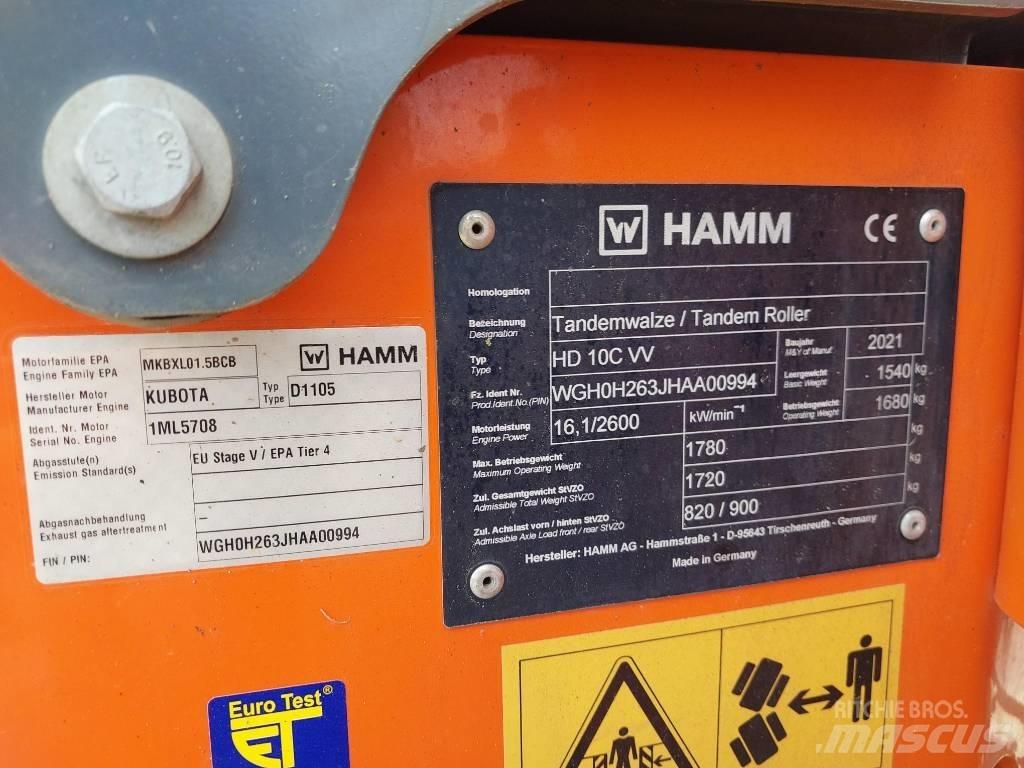 Hamm HD 10 C VV Виброплиты и вибротрамбовки