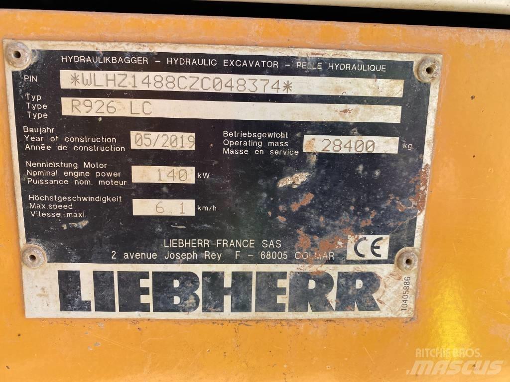 Liebherr R 926 Гусеничные экскаваторы