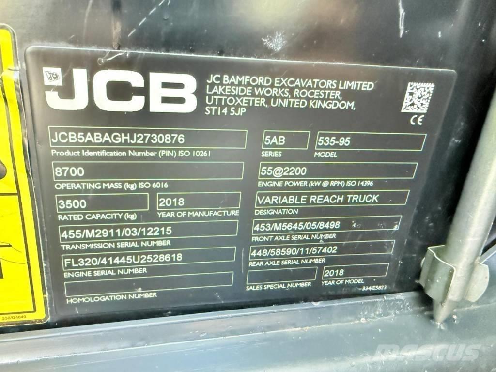 JCB 535-95 Телескопические погрузчики