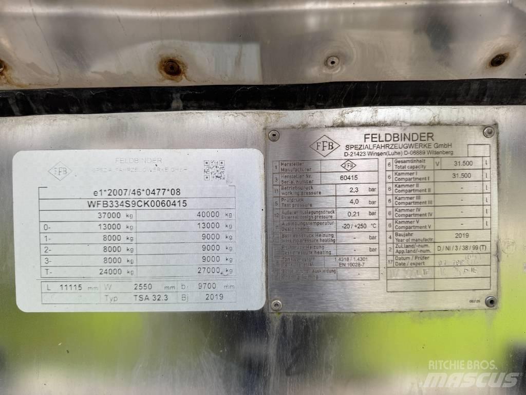 Feldbinder TSA 32.3 Прицепы-цистерны