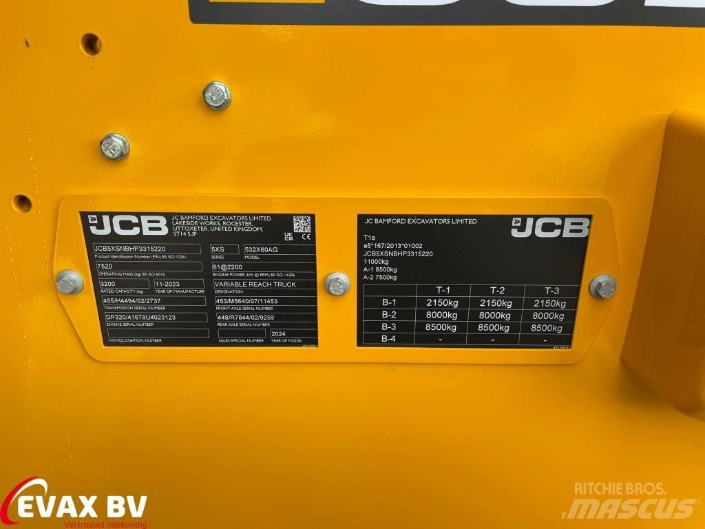 JCB 532-60 Сельскохозяйственные телескопические погрузчики