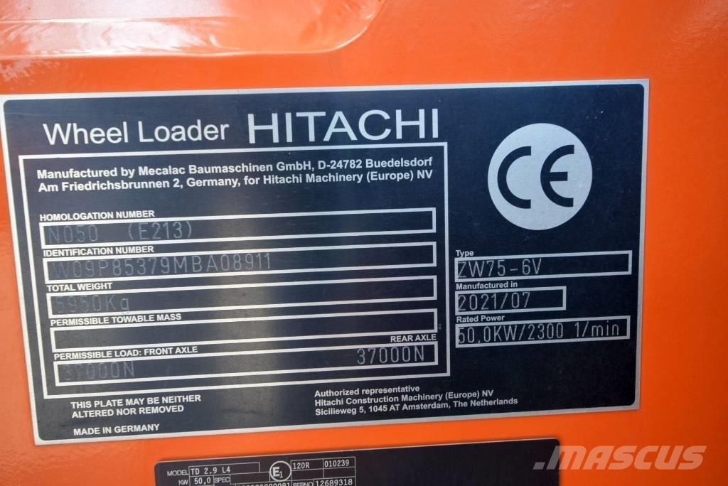 Hitachi ZW 75-6 Фронтальные погрузчики