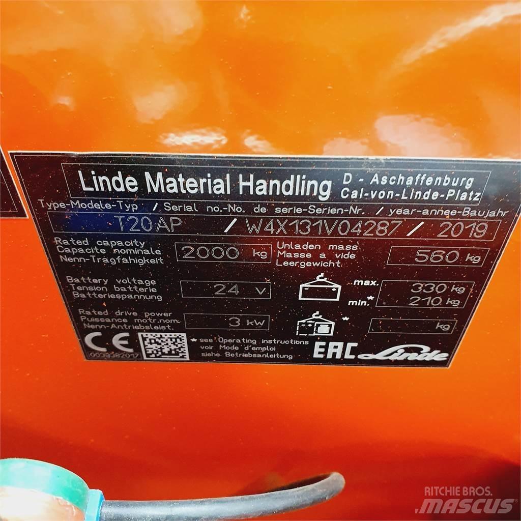Linde T20AP kurz Ручные электрические тележки