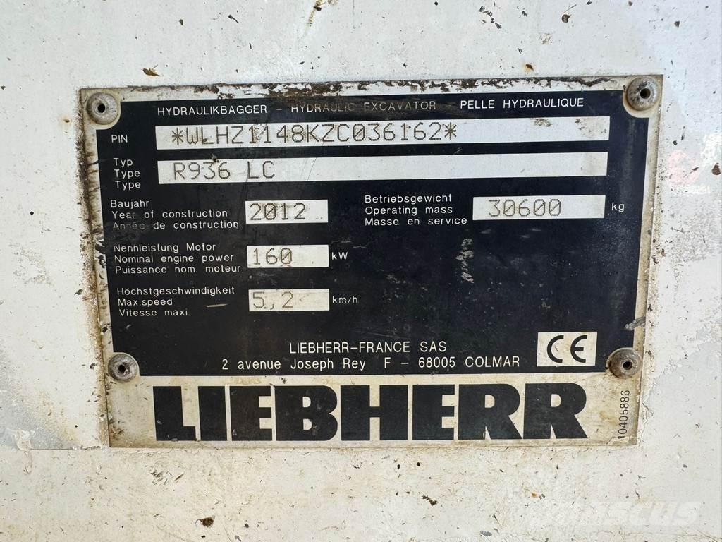 Liebherr R936 LC Гусеничные экскаваторы