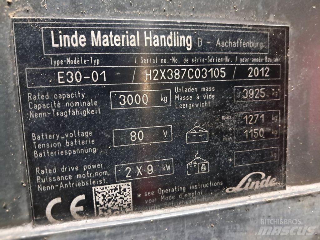 Linde E30-01 Электропогрузчики