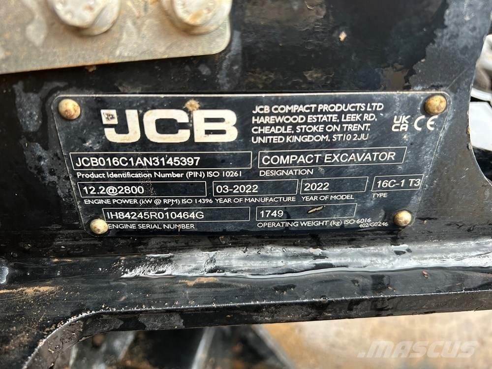 JCB 16C-1 Мини-экскаваторы