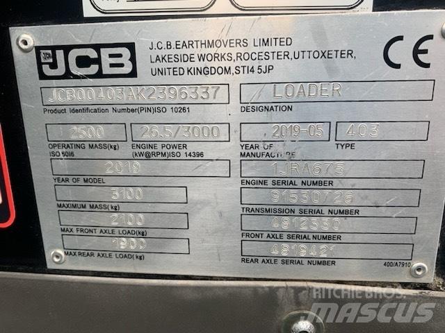 JCB 403 Фронтальные погрузчики