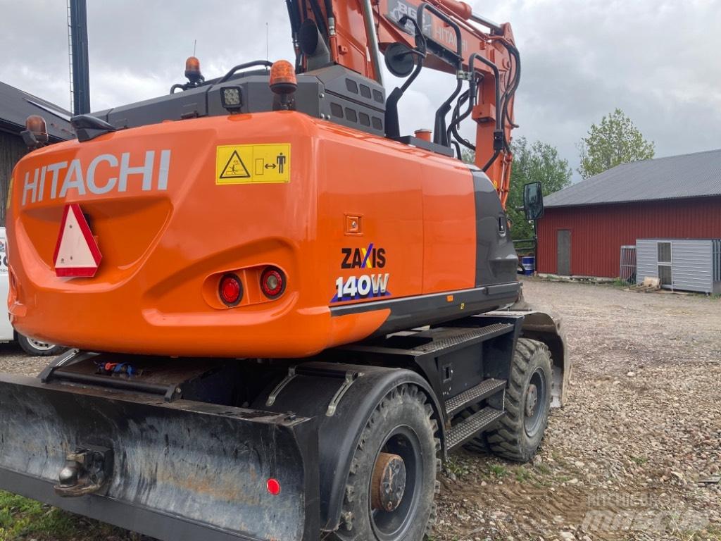 Hitachi 140w Колёсные экскаваторы