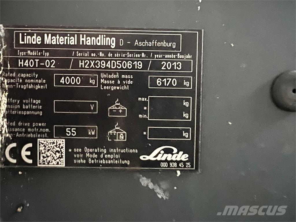 Linde H40T-02 Газовые погрузчики