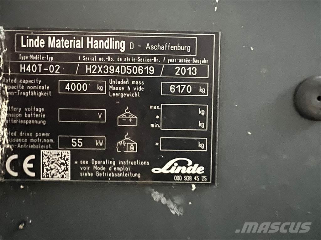 Linde H40T-02 Газовые погрузчики