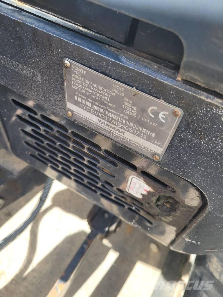Yanmar Vio 17 U Мини-экскаваторы