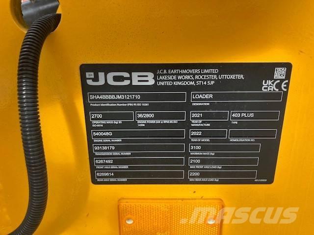 JCB 403 plus Малые погрузчики