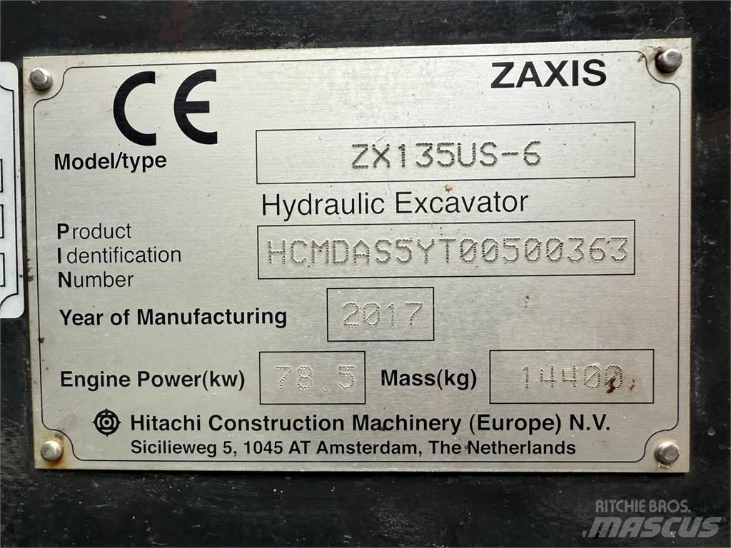 Hitachi ZX135US-6 Гусеничные экскаваторы