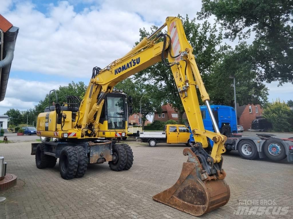 Komatsu PW 160-7E0 Колёсные экскаваторы