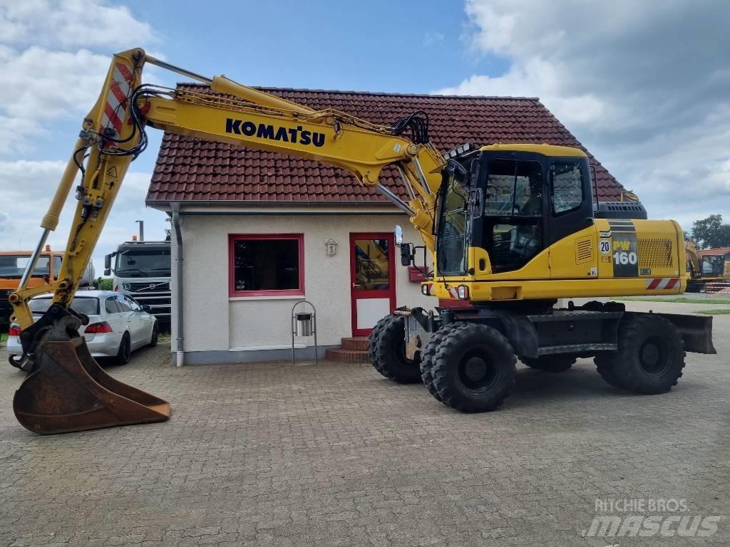 Komatsu PW 160-7E0 Колёсные экскаваторы