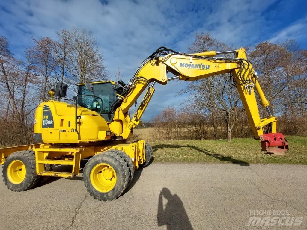Komatsu PW 118 MR -8 Колёсные экскаваторы
