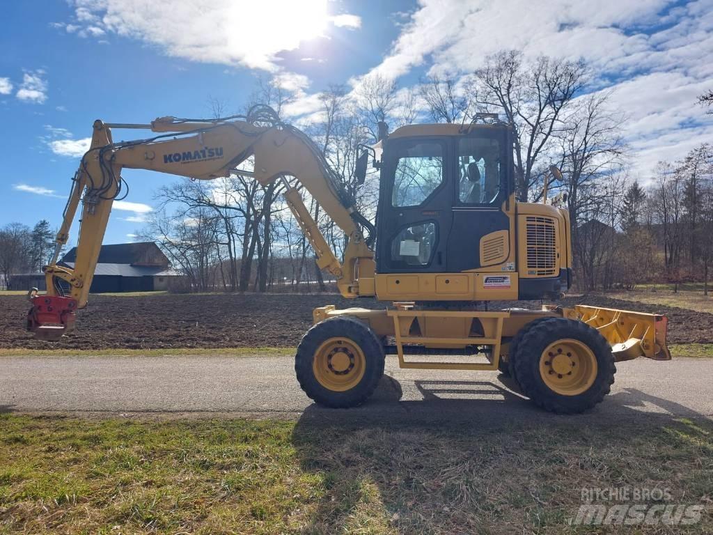 Komatsu PW 118 MR -8 Колёсные экскаваторы