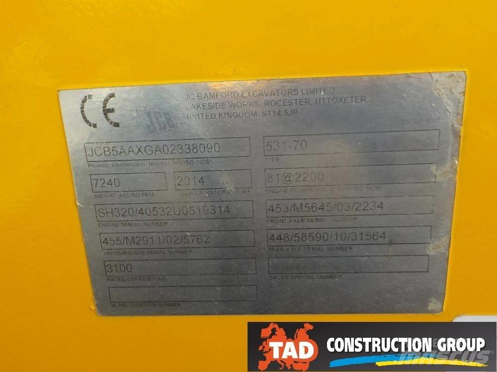 JCB 531-70 Телескопические погрузчики