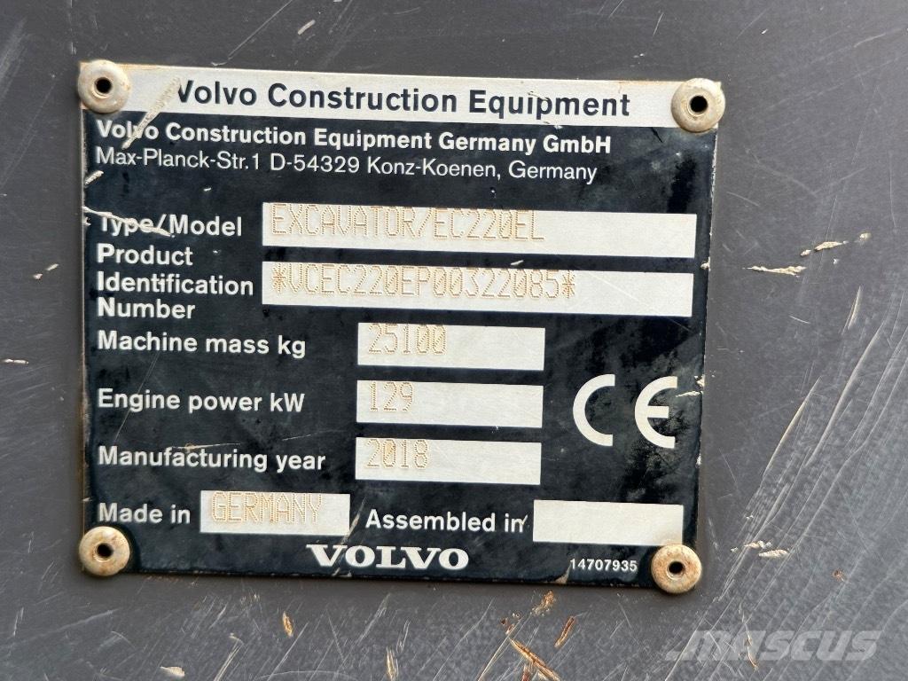 Volvo EC 220 EL Гусеничные экскаваторы