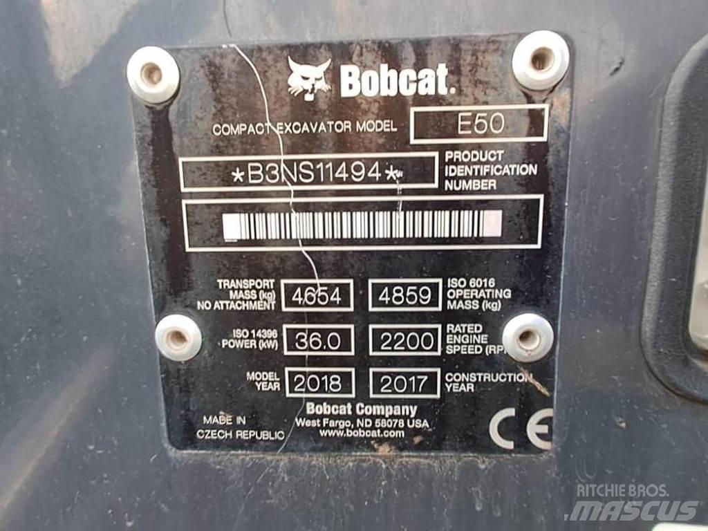 Bobcat E50 Мини-экскаваторы