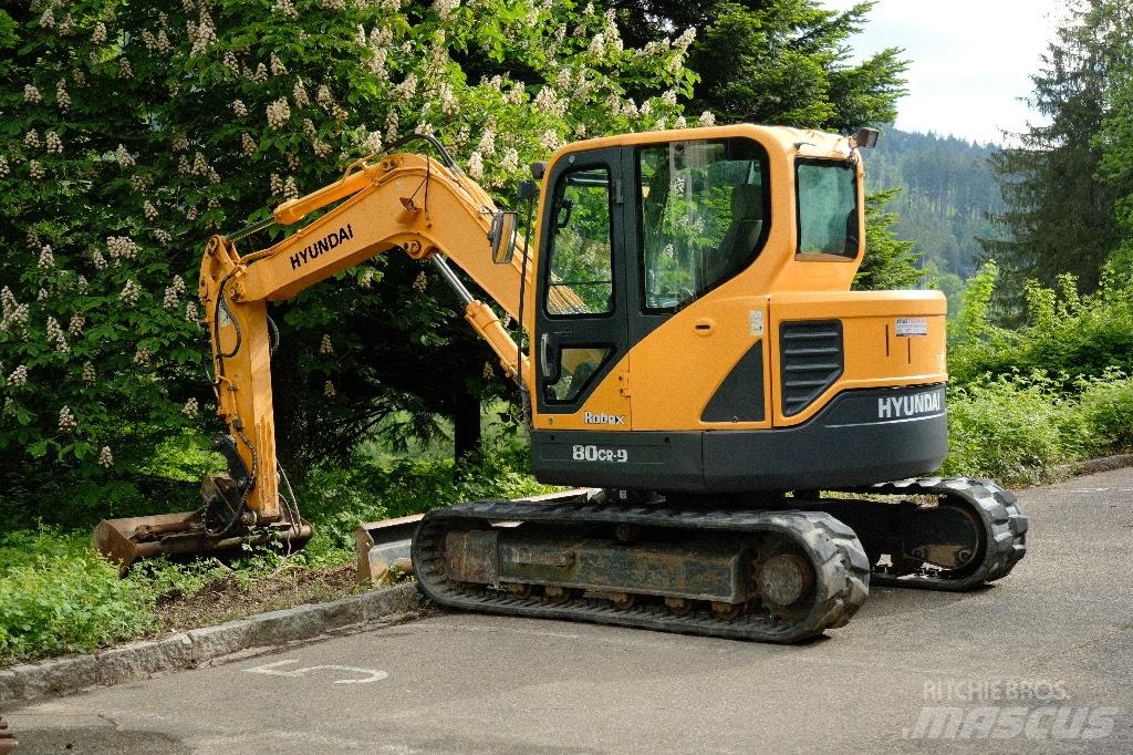 Hyundai R80CR-9 Малые экскаваторы 7т-12т