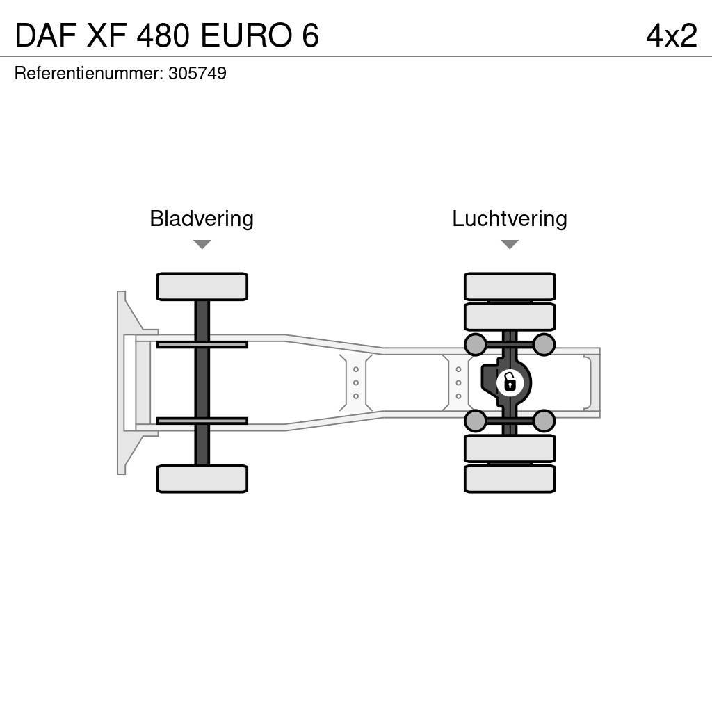 DAF XF 480 EURO 6 Седельные тягачи