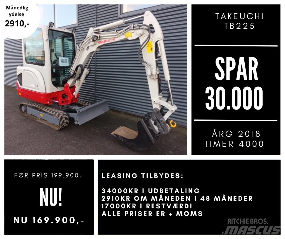Takeuchi tb225 Мини-экскаваторы