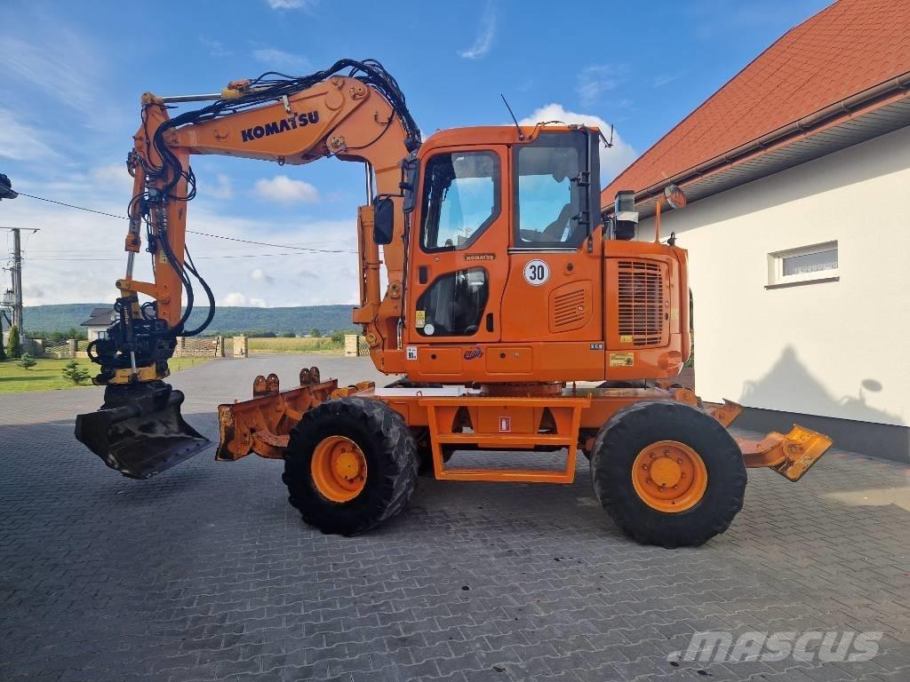 Komatsu PW110 Колёсные экскаваторы