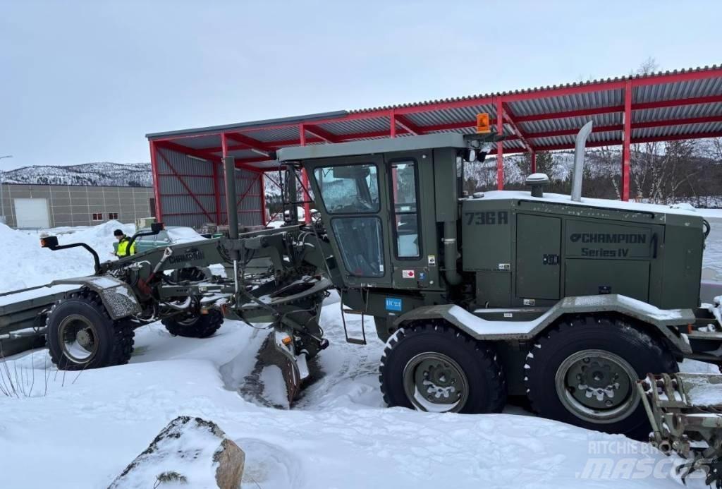 Champion 736 A 6x6 Грейдеры