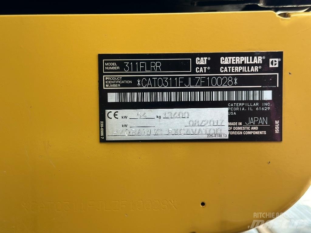 CAT 311 F LRR Гусеничные экскаваторы