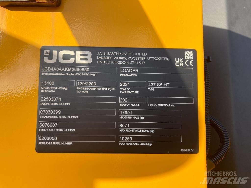 JCB 437 HT Фронтальные погрузчики