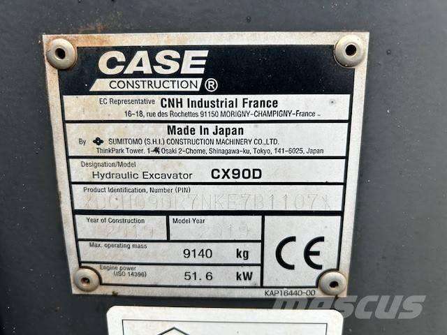 Case IH CX90 D Малые экскаваторы 7т-12т