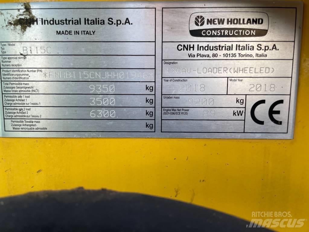 New Holland B115C Экскаваторы-погрузчики