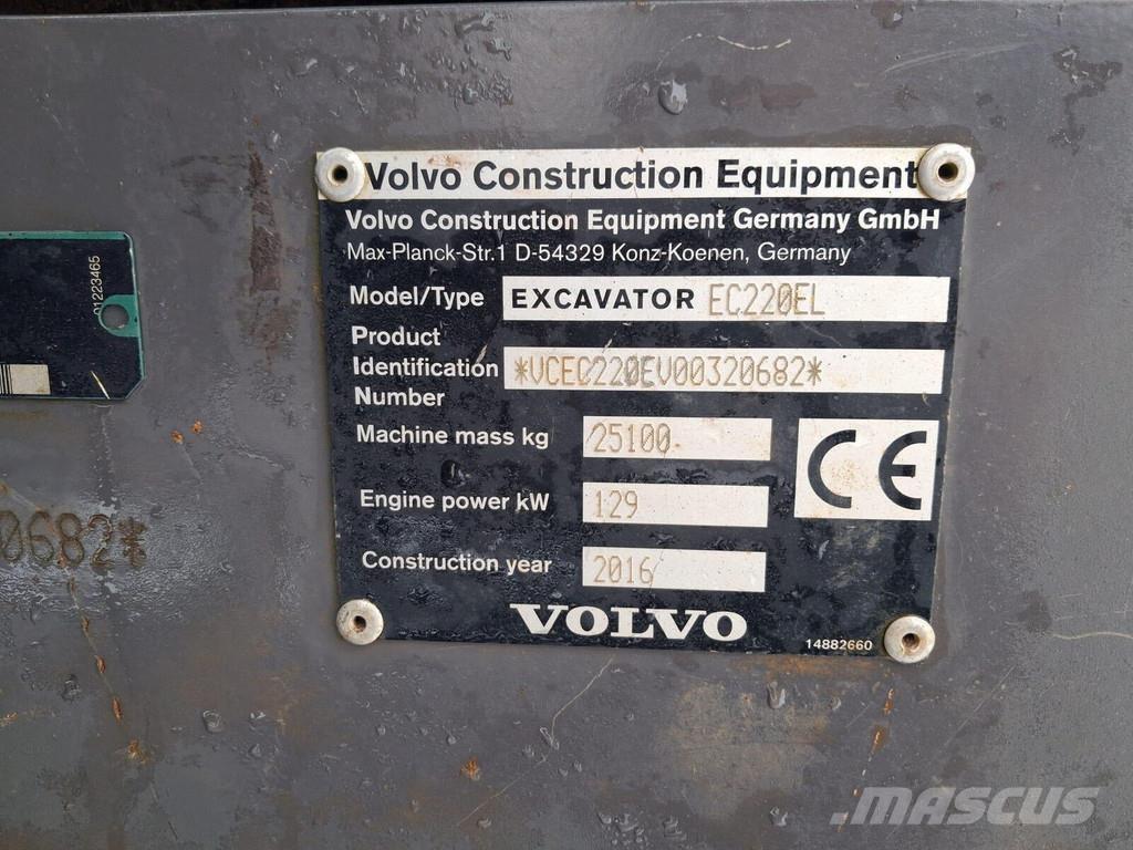 Volvo EC220E Гусеничные экскаваторы