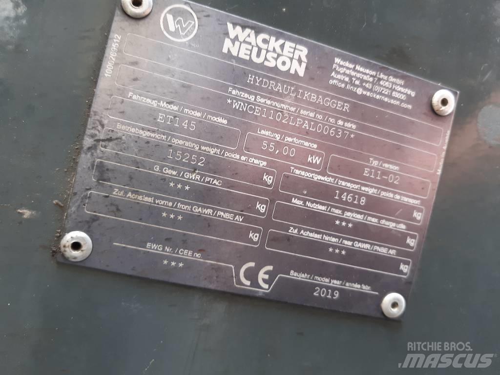 Wacker Neuson ET145 Гусеничные экскаваторы