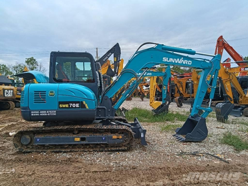 Sunward SWE 70 Малые экскаваторы 7т-12т