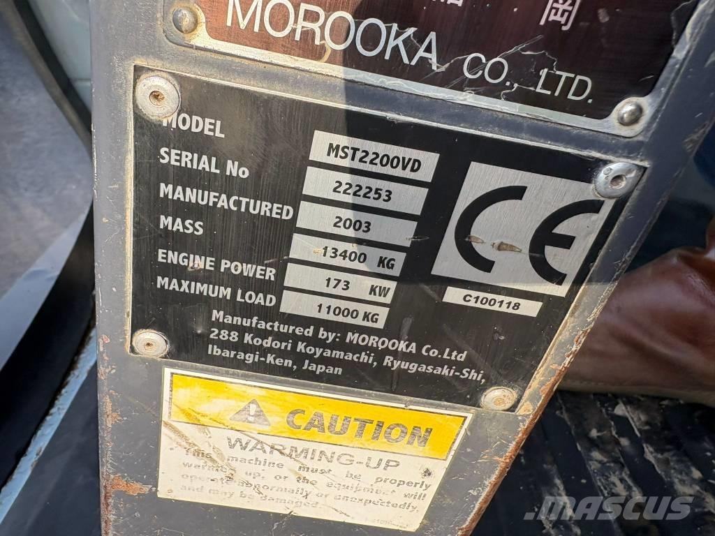 Morooka MST 2200 V D Гусеничные самосвалы