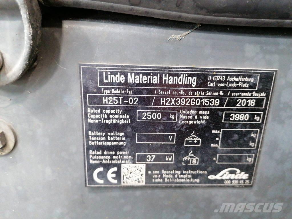 Linde H25T-02 Газовые погрузчики