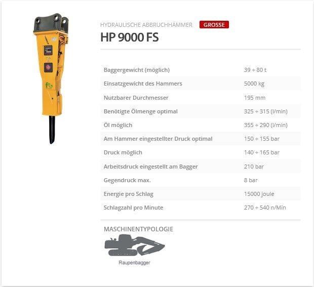 Indeco HP 9000 FS Гидромолоты