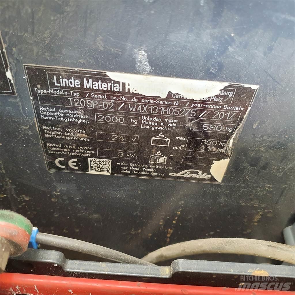 Linde T20SP kurz Ручные электрические тележки