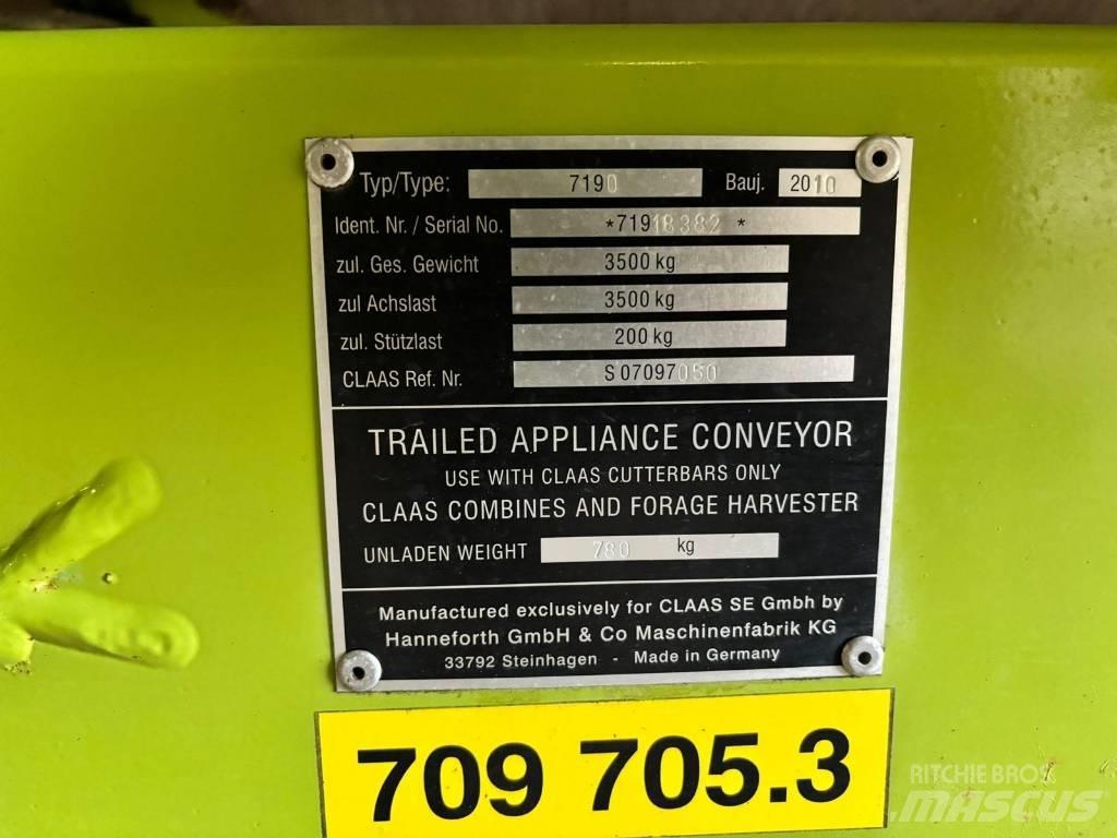 CLAAS CONVIO 930 Компоненты для зерноуборочных комбайнов